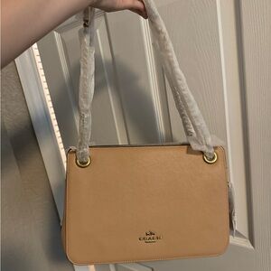 Coach Bryant Convertible Caryall Pebbled Leather